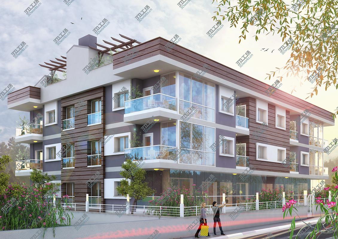 images/goods_img/2021040163/Apartment with 12 Condos REVIT 3D model/3.jpg